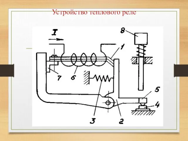 Устройство теплового реле