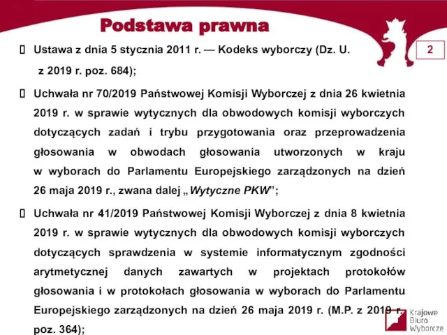 Ustawa z dnia 5 stycznia 2011 r. — Kodeks wyborczy (Dz.
