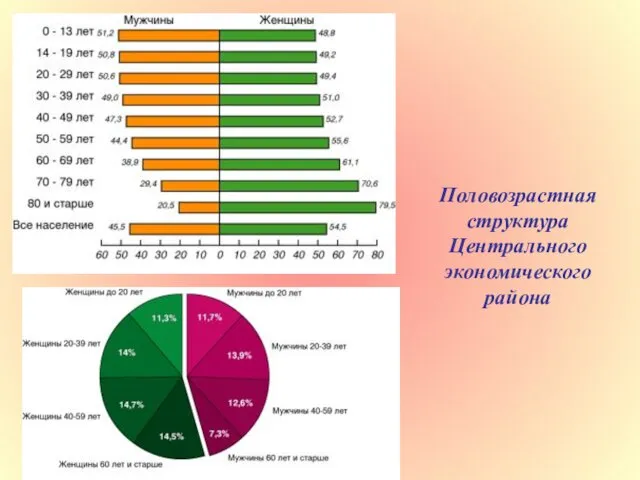 Половозрастная структура Центрального экономического района