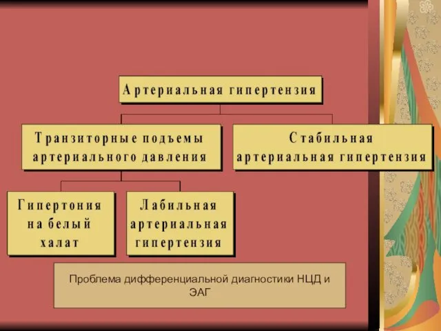 Проблема дифференциальной диагностики НЦД и ЭАГ