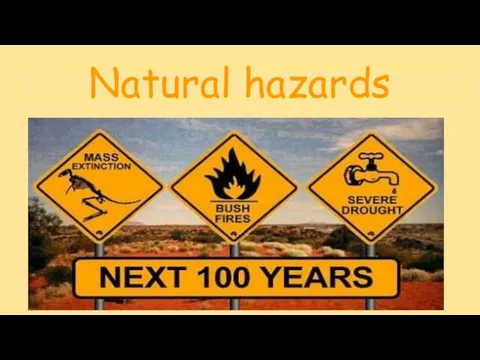 Natural hazards