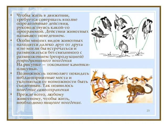 Чтобы жить в движении, требуется совершать вполне определенные действия, руководствуясь какой-то