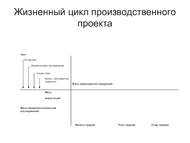 Жизненный цикл производственного проекта