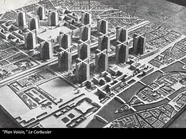 "Plan Voisin," Le Corbusier