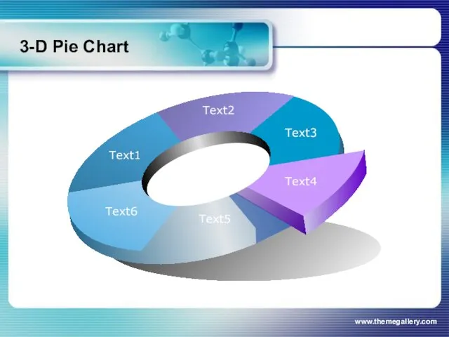 www.themegallery.com 3-D Pie Chart