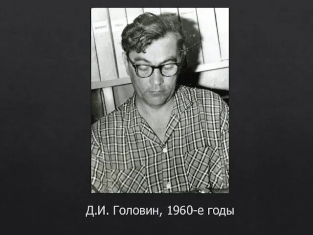 Д.И. Головин, 1960-е годы