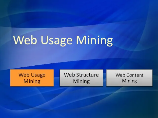 Web Usage Mining