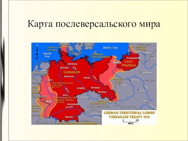 Карта послеверсальского мира