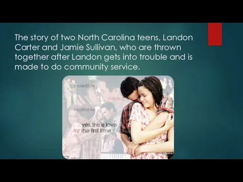 The story of two North Carolina teens, Landon Carter and Jamie