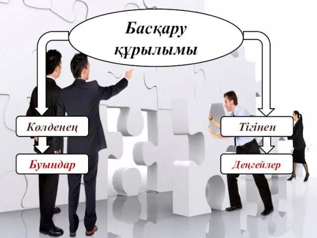 Басқару құрылымы Көлденең Тігінен Деңгейлер Буындар