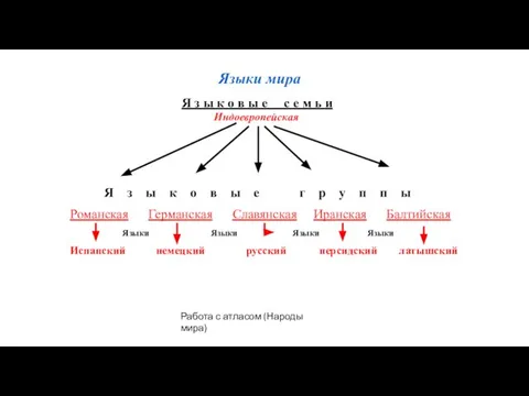 Языки мира Я з ы к о в ы е с
