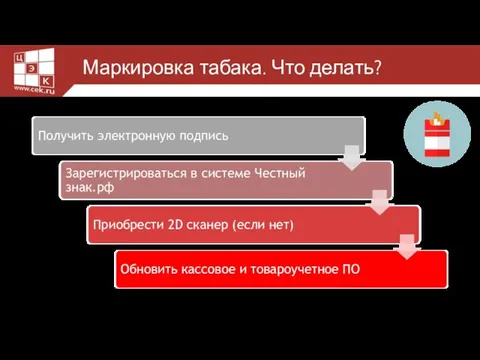 Маркировка табака. Что делать?