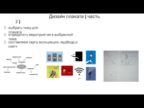 Дизайн плаката ( часть 2 ) выбрать тему для плаката определить