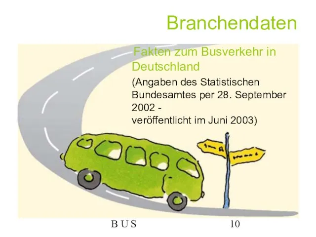 B U S Branchendaten Fakten zum Busverkehr in Deutschland (Angaben des