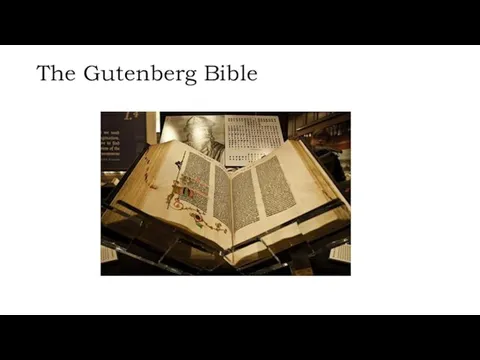 The Gutenberg Bible