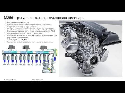 M256 – регулировка головки/клапана цилиндра 4х-клапанная технология Работа клапанов с помощью