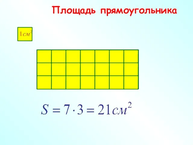 Площадь прямоугольника