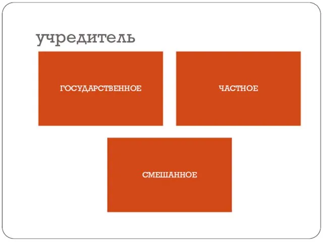 учредитель ГОСУДАРСТВЕННОЕ ЧАСТНОЕ СМЕШАННОЕ