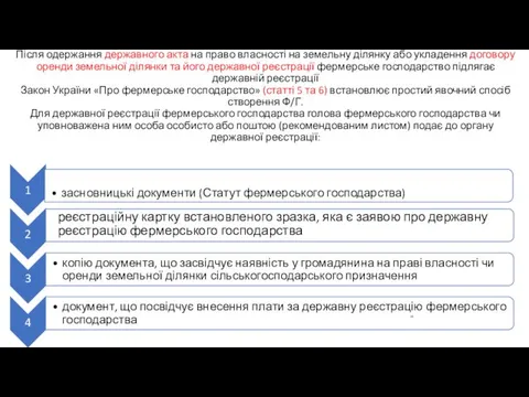 Після одержання державного акта на право власності на земельну ділянку або