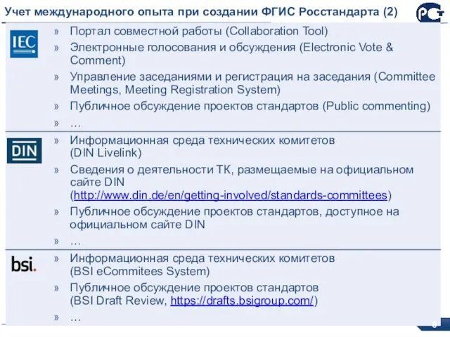 Учет международного опыта при создании ФГИС Росстандарта (2)