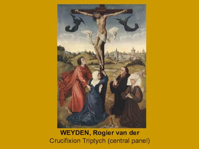 WEYDEN, Rogier van der Crucifixion Triptych (central panel)