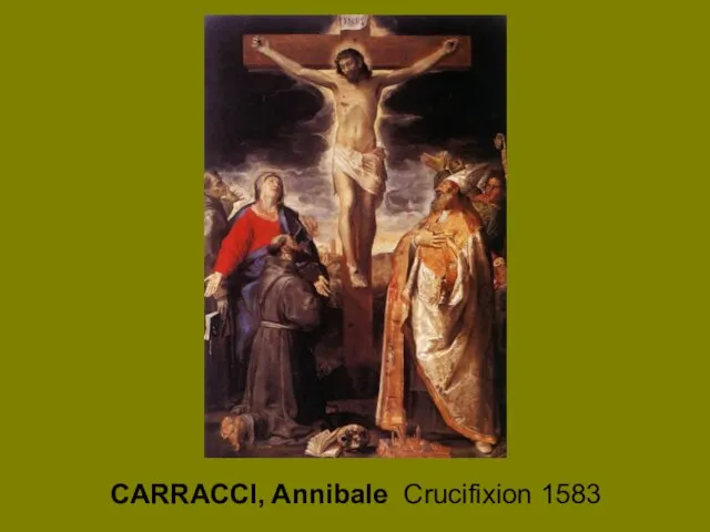 CARRACCI, Annibale Crucifixion 1583