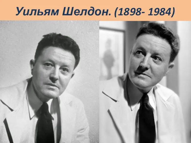 Уильям Шелдон. (1898- 1984)