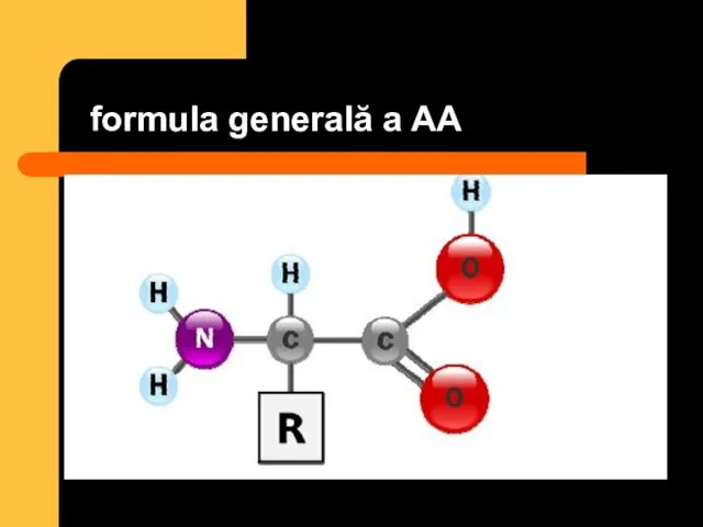 formula generală a AA