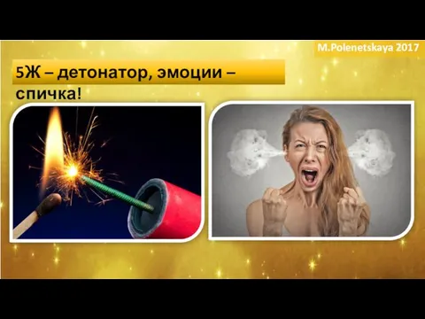 M.Polenetskaya 2017 5Ж – детонатор, эмоции – спичка!