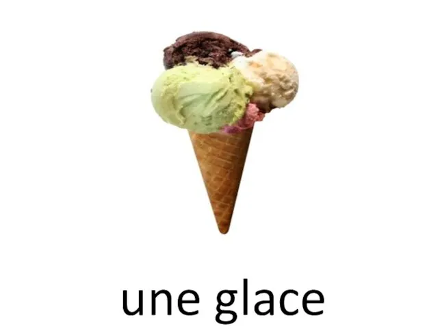 une glace