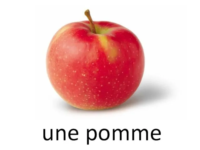 une pomme