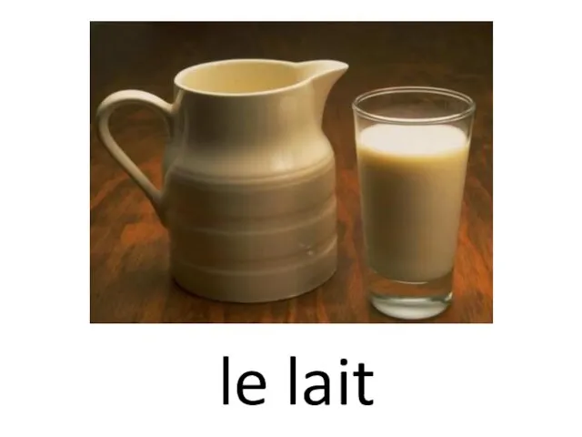 le lait