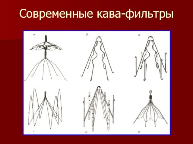 Современные кава-фильтры