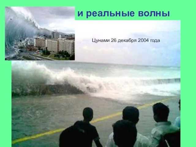 … и реальные волны Цунами 26 декабря 2004 года