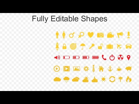 Fully Editable Shapes