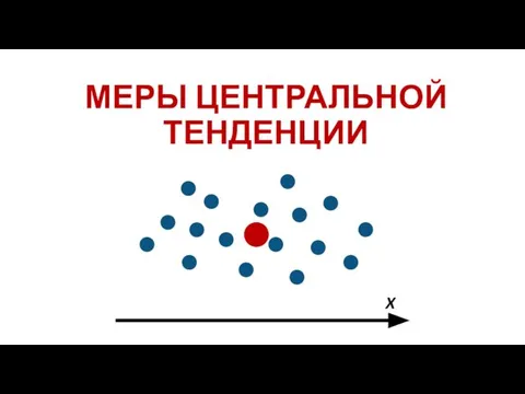 МЕРЫ ЦЕНТРАЛЬНОЙ ТЕНДЕНЦИИ X