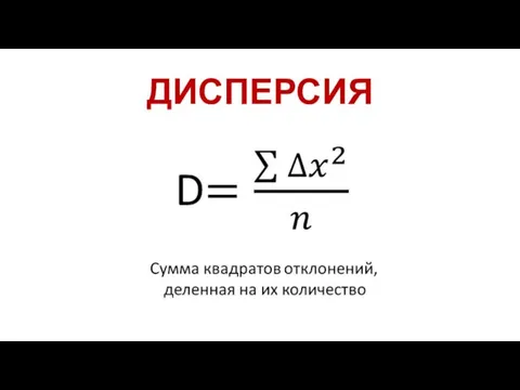 ДИСПЕРСИЯ