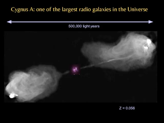 Cygnus A: one of the largest radio galaxies in the Universe