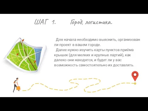 ШАГ 1. Город, логистика. Для начала необходимо выяснить, организован ли проект