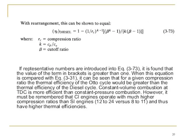 If reptesentative numbers are introduced into Eq. (3-73), it is found