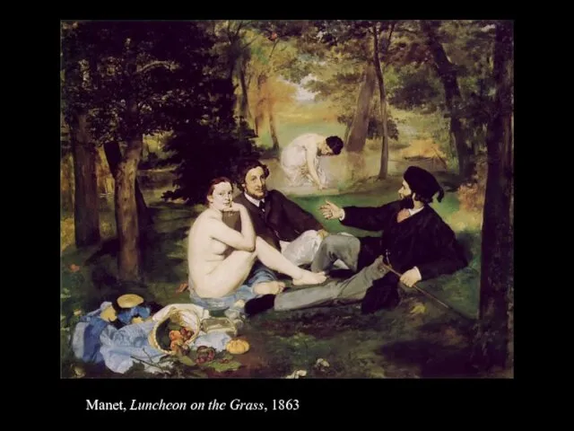 Manet, Luncheon on the Grass, 1863