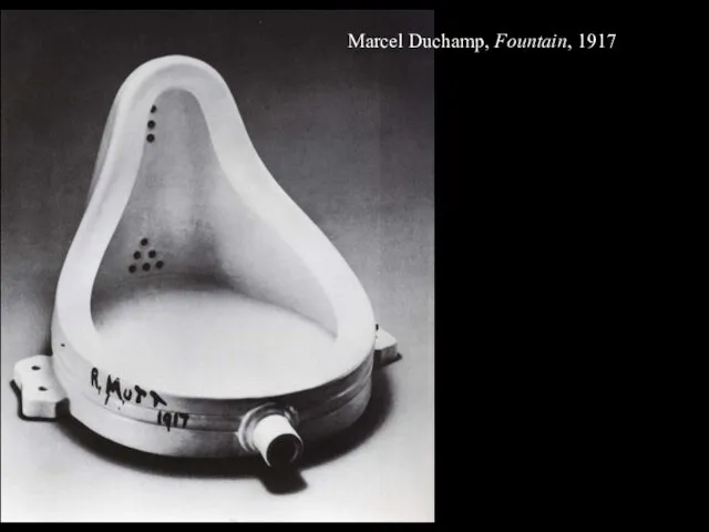 Marcel Duchamp, Fountain, 1917