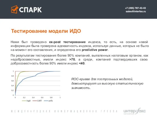 Нами был проведено ex-post тестирование индекса, то есть, на основе новой