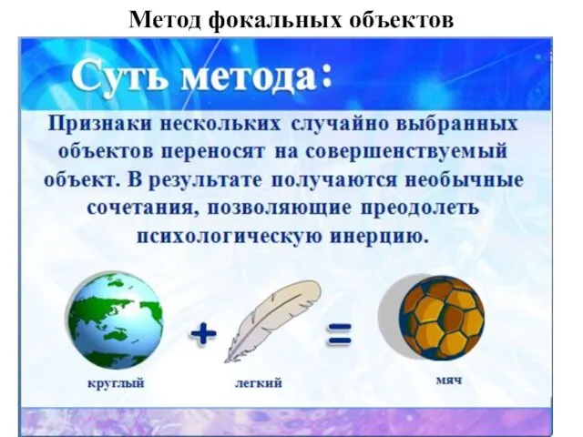 Метод фокальных объектов