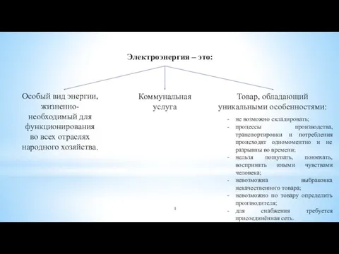 Электроэнергия – это: Особый вид энергии, жизненно-необходимый для функционирования во всех