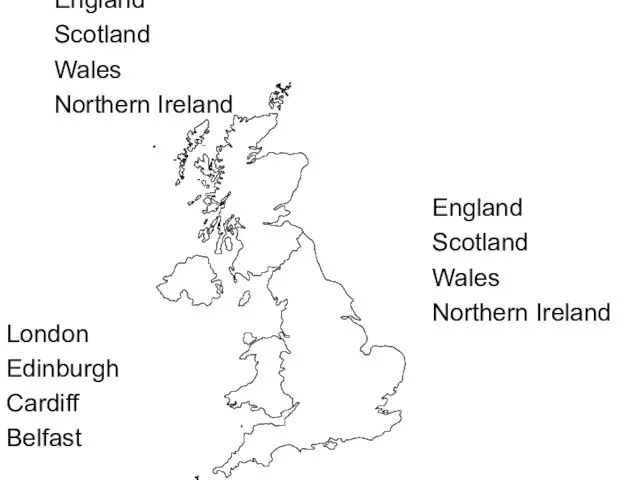 England Scotland Wales Northern Ireland