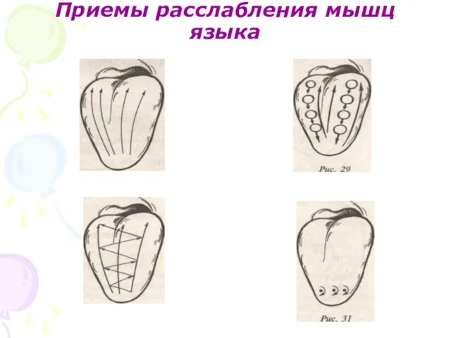 Приемы расслабления мышц языка