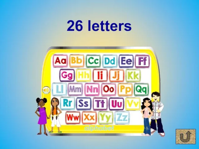 26 letters