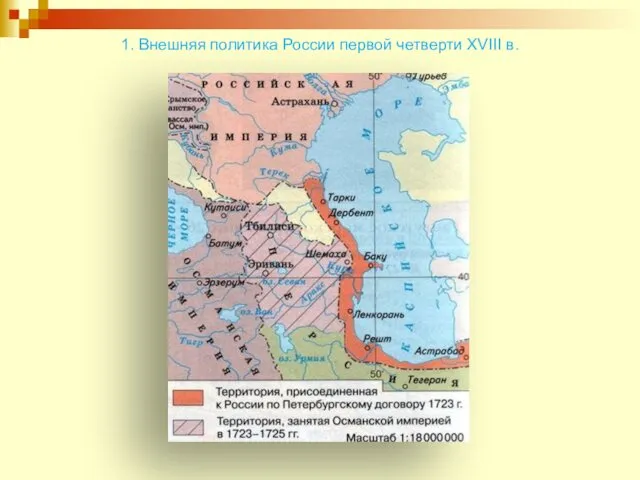 1. Внешняя политика России первой четверти XVIII в.