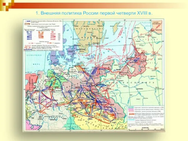 1. Внешняя политика России первой четверти XVIII в.